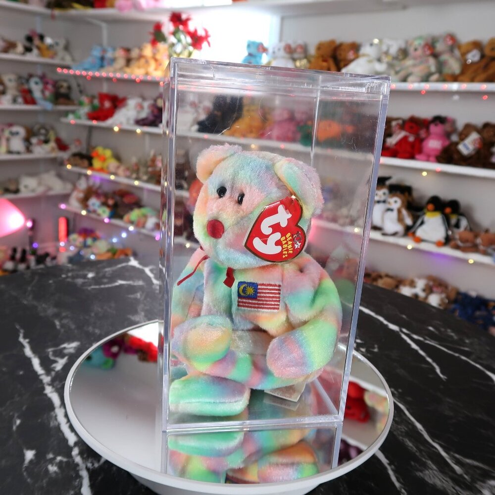 TY Beanie Baby - Wirabear the Bear (Malaysia Exclusive) | MWMT New Mint Tags